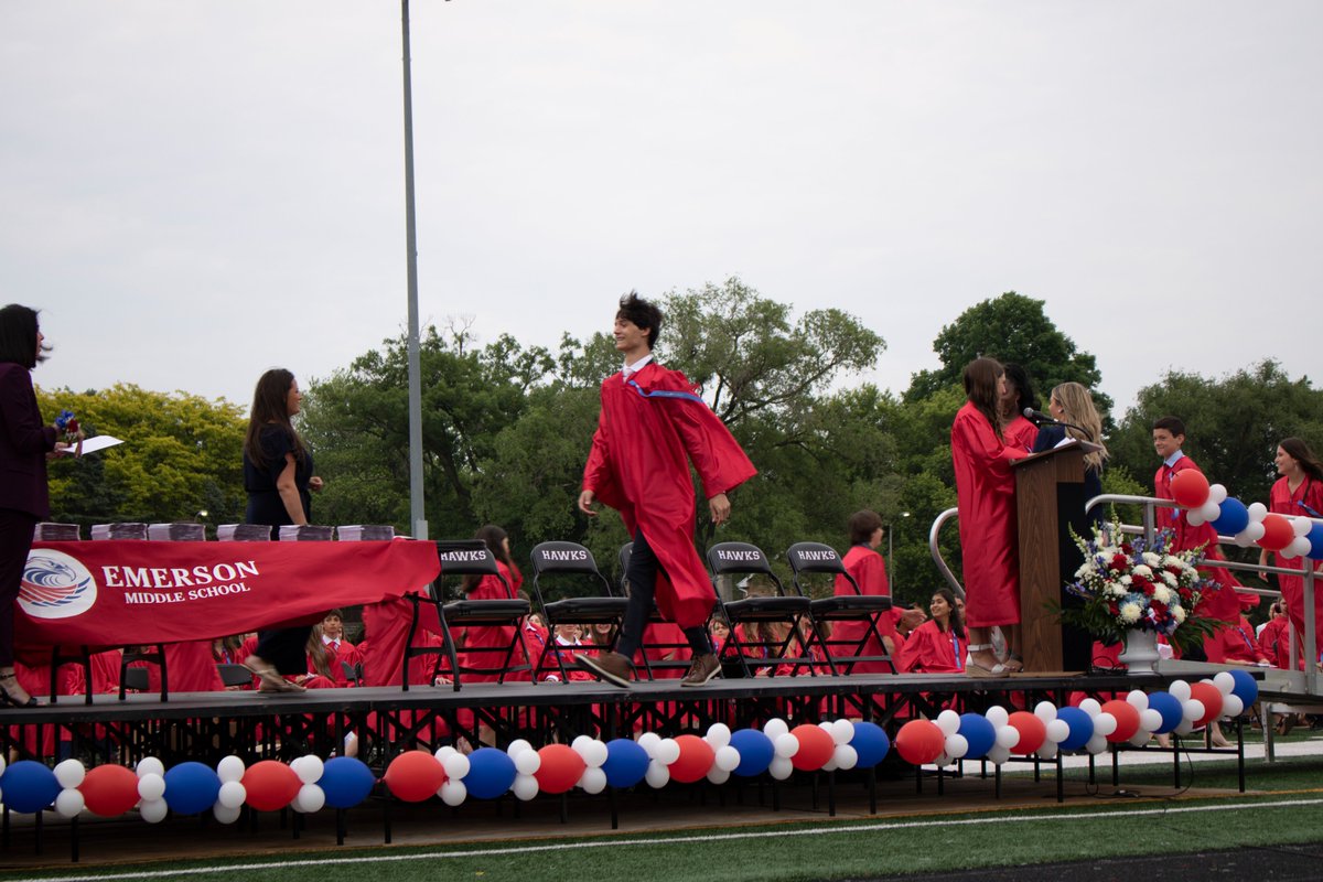 Congratulations to the Emerson Class of 2023 for a wonderful time in District 64. Good luck at Maine South High School next year! #engageD64