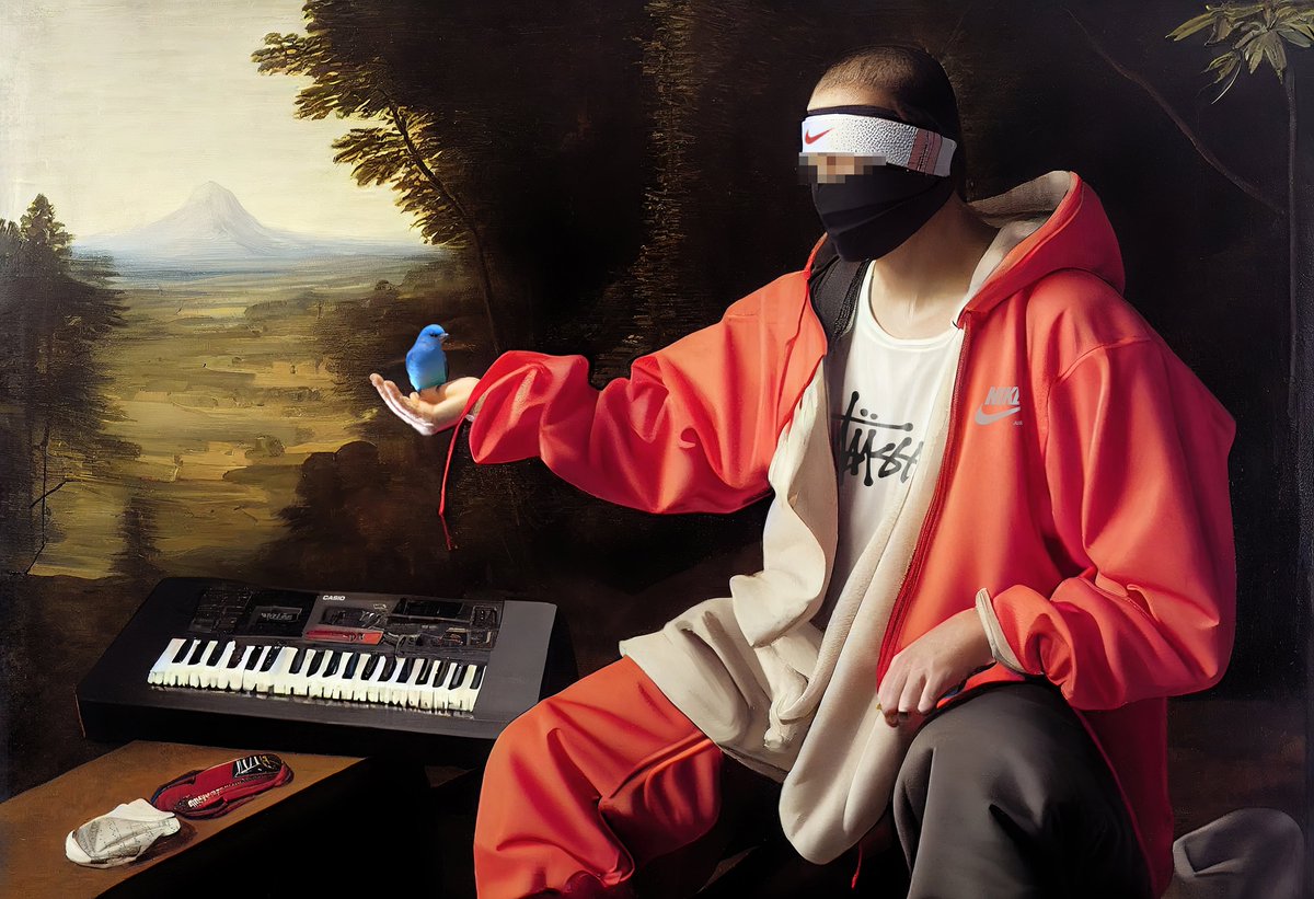 STR4NGEWORLD via <a href="/SuperchiefNFT/">SuperchiefGalleryNFT</a>  is here 🚀👁️🥂

My first solo exhibition at the NFT conference in Lisbon. 

First drops since being printed in a Vogue Italia double-page spread. 

OE's start at 12 PM ET.

🔎Discover more about the world in 🧵👇