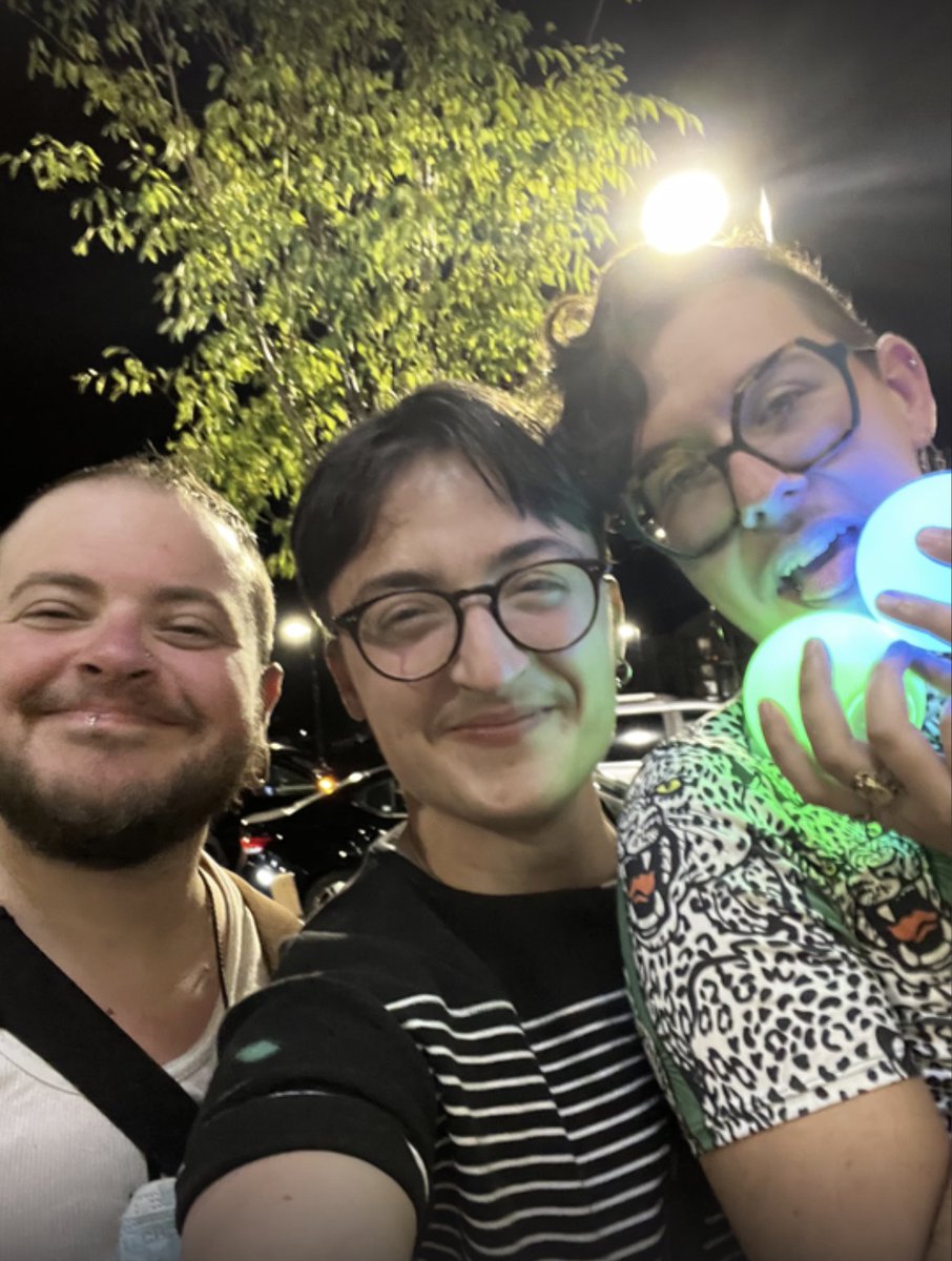 glaad's tweet photo. #GLAADinstitute alumni @GSEquality Deputy Director Brielle Winslow-Majette and Director of the Trans Empowerment Program Ethan Dayback and Medically-Assisted Treatment Program Manager of the @PRN_VNA, Cole Zaccaro caught photos with GLAAD at the #EqualityBall at #JerseyPride https://t.co/JIVrejzzrS