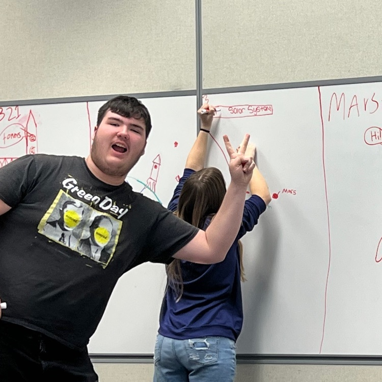 SaginawISD's tweet photo. Delta Project Coordinator Denny Wickham enjoyed her junior group's presentation of the comic script they created! #DeltaProject #SchoolToWork https://t.co/A0D7W5dZmV