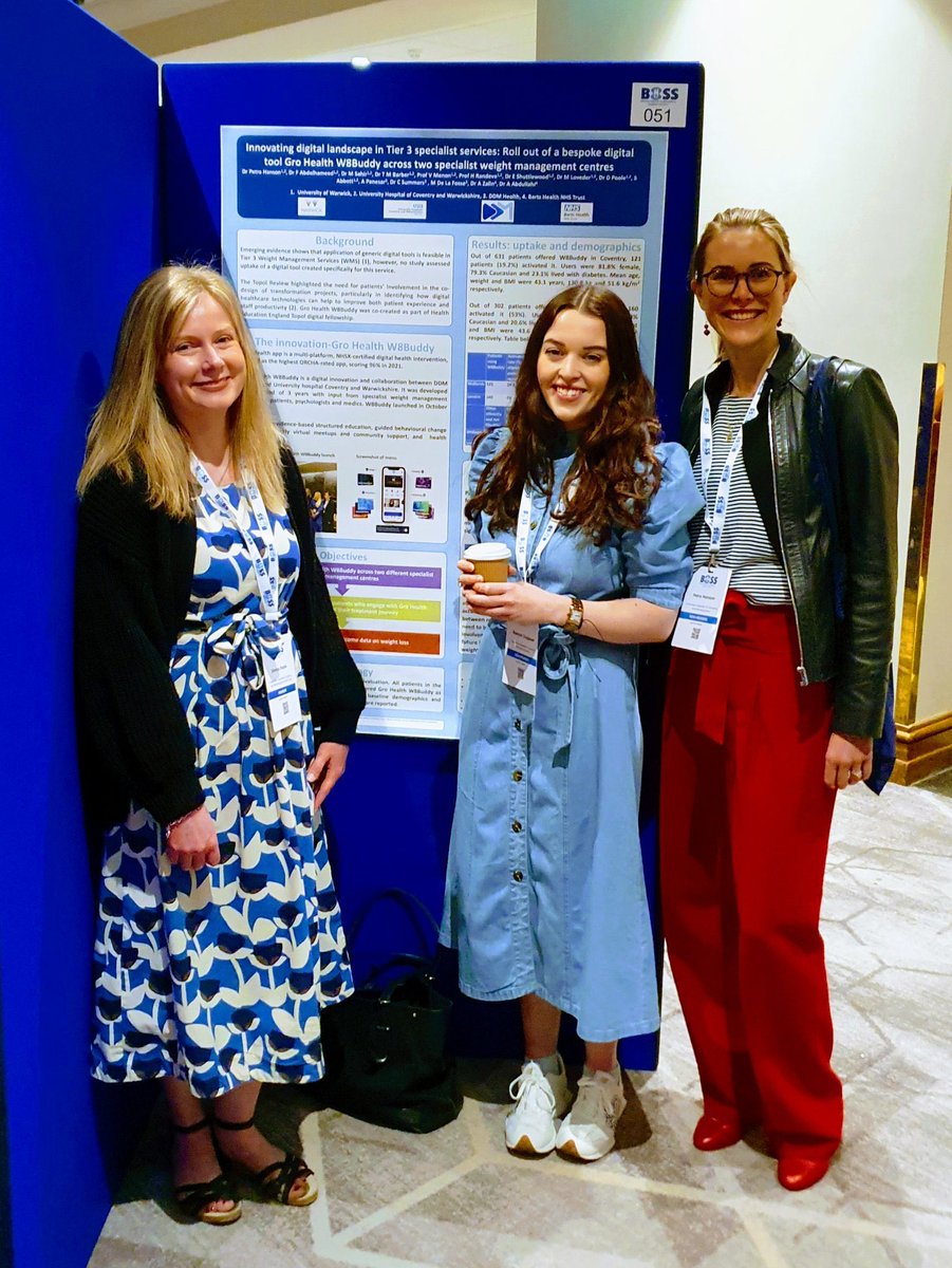 Arjun Panesar (@arjunpanesar) on Twitter photo #BOMSS2023 Delighted to see <a href="/GroHealth/">Gro Health</a> W8Buddy presented with the @NHSUHCW weight management team! Enthused to see a fantastic uptake from ‘hard to reach’ communities <a href="/Dr_Petra_Hanson/">Dr Petra Hanson</a> <a href="/warwickmed/">Warwick Med School</a> <a href="/dr_kaura/">Amit Kaura</a> <a href="/Dr_PeterFoley/">Dr Peter Foley</a> <a href="/DDMHealth/">DDM Health</a> <a href="/CharlieSummers_/">Charlotte Summers</a> #BOMSS2023 Delighted to see <a href="/GroHealth/">Gro Health</a> W8Buddy presented with the @NHSUHCW weight management team! Enthused to see a fantastic uptake from ‘hard to reach’ communities <a href="/Dr_Petra_Hanson/">Dr Petra Hanson</a> <a href="/warwickmed/">Warwick Med School</a> <a href="/dr_kaura/">Amit Kaura</a> <a href="/Dr_PeterFoley/">Dr Peter Foley</a> <a href="/DDMHealth/">DDM Health</a> <a href="/CharlieSummers_/">Charlotte Summers</a>