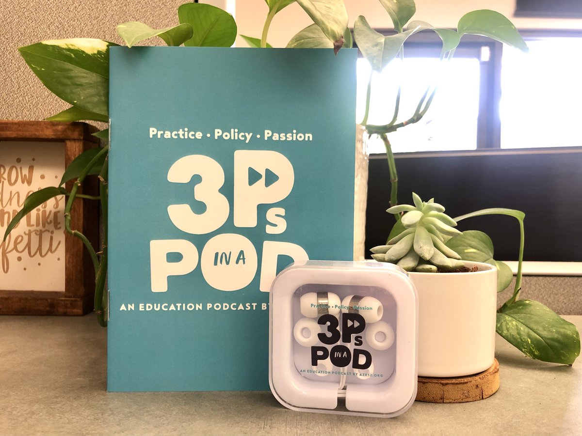 Have you finished listening to this season of #3PsinaPod? Pick up one of these 3Ps notebooks with prompts and places for your own ideas and plans to take your podcast listening and learning even deeper this fall! Find them at #AZTLI2023 and some other upcoming events!