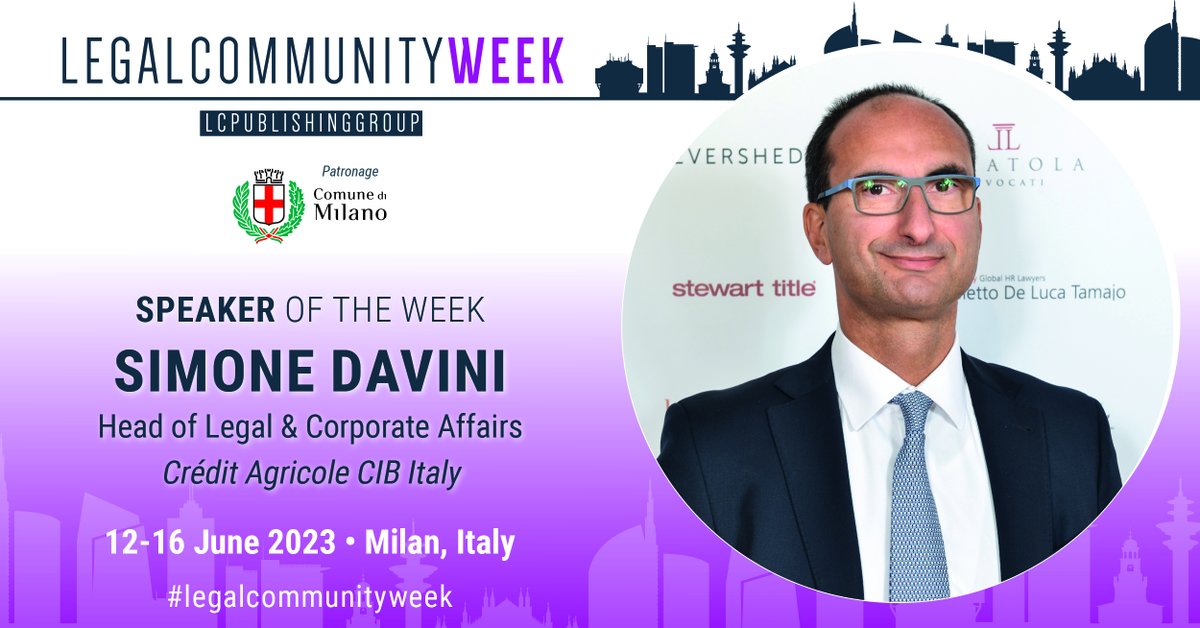 🟪 June 15 | 11:00 – 13:00 | Hotel Principe di Savoia, Milan

Simone Davini will be speaker at the Roundtable:“THE ROLE OF COMPLIANCE IN SETTING A SUSTAINABLE GLOBAL SUPPLY CHAIN ”, event organized in collaboration with BERGS &amp; MORE.

To attend the event &gt; lnkd.in/g9D9qGND