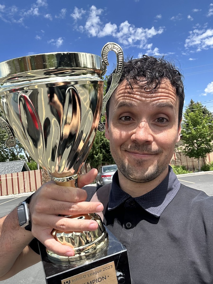 StarterCarr's tweet photo. The last week of school is wild - this year I couldn’t have been more pumped to get to hand deliver trophies to our two top schools that won our end-of-year competition.

Over 10,000 kids competed this year, and two Title I schools came out on top 🤩 

#infinidlearning #jobperks https://t.co/YYRNrd45ln