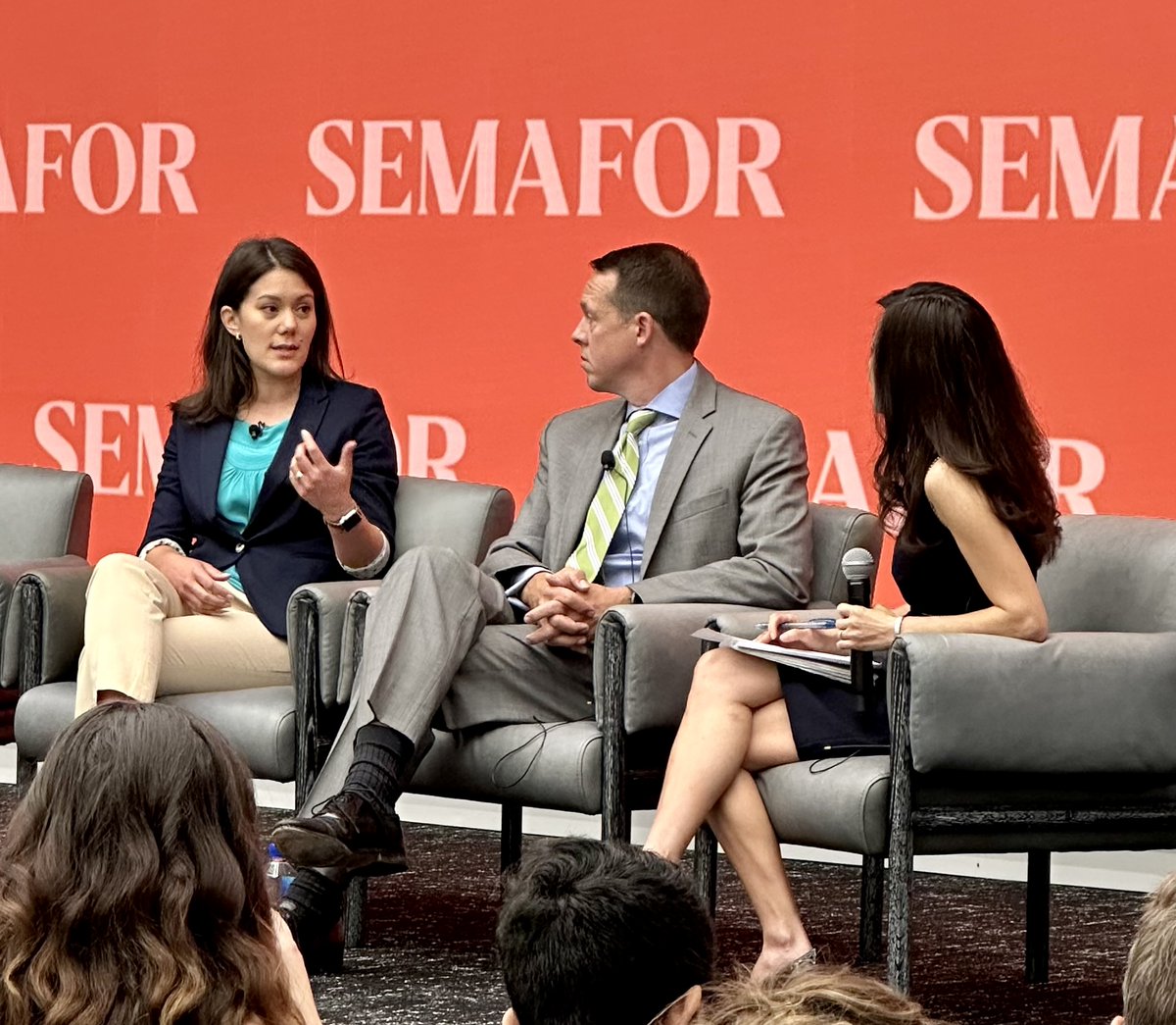 We won't get to net zero without faster buildout of essential energy infrastructure. Thx @semafor & @GinaChon for having me on to talk about #permittingreform & #cleanenergy investments!