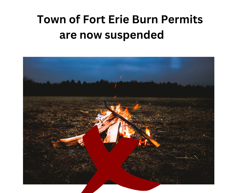 High levels of air pollution have developed due to smoke from forest fires.

Smoke plumes from forest fires in Quebec and northeastern Ontario have resulted in deteriorated air quality. Poor air quality will persist into the weekend.

Burn Permits for Fort Erie Residents are  ...