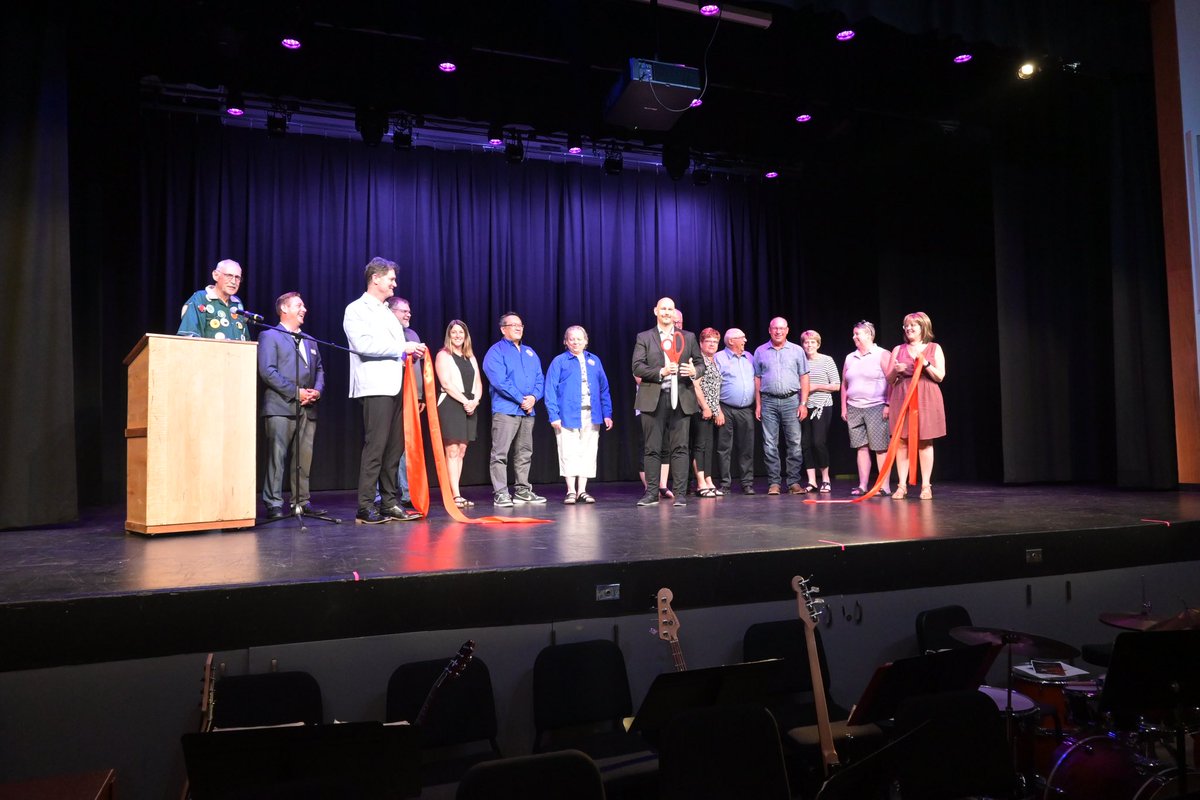 A wonderful night at Centennial Auditorium’s official re-opening. A special thanks to <a href="/DustinSwanson/">Dustin Swanson</a> for his leadership on the project and a huge thank you to all the sponsors 
<a href="/PrairieSouth/">Prairie South</a> #LearningTogether