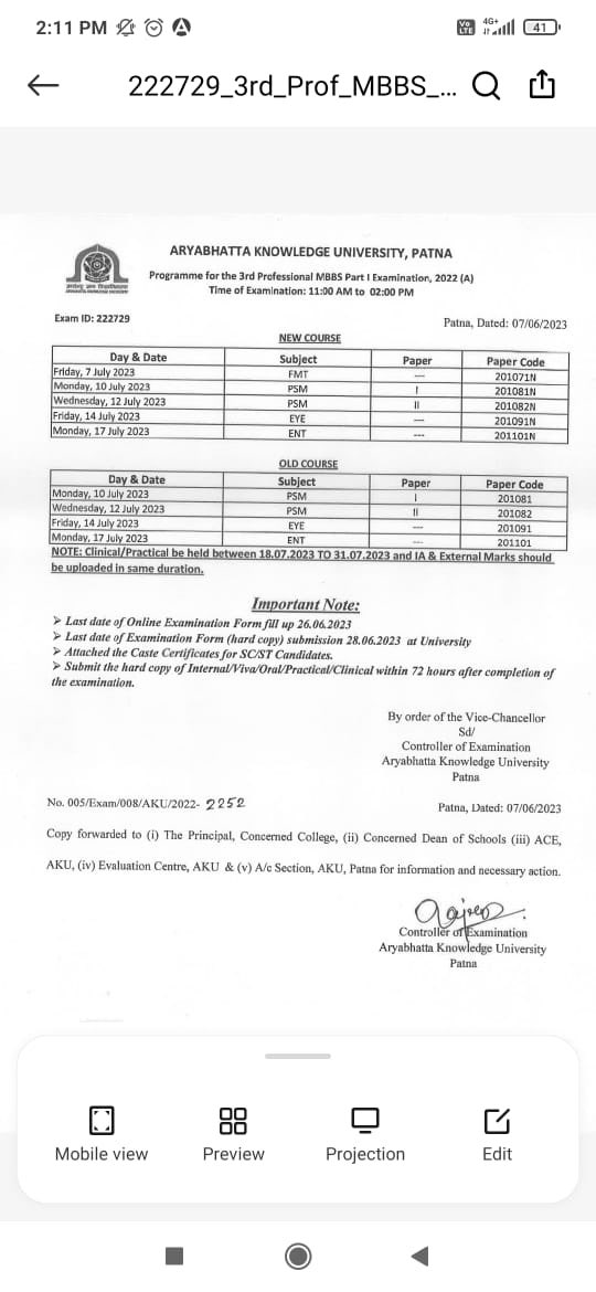 citybrr's tweet photo. In this college 2019 batch students will be appearing in 3rd Prof part 1 exam in July 23;what’s their fault @NMC_IND 
Is it fair to impose NeXt this yr?#NoNext2023 https://t.co/hnlVFtIQ4x