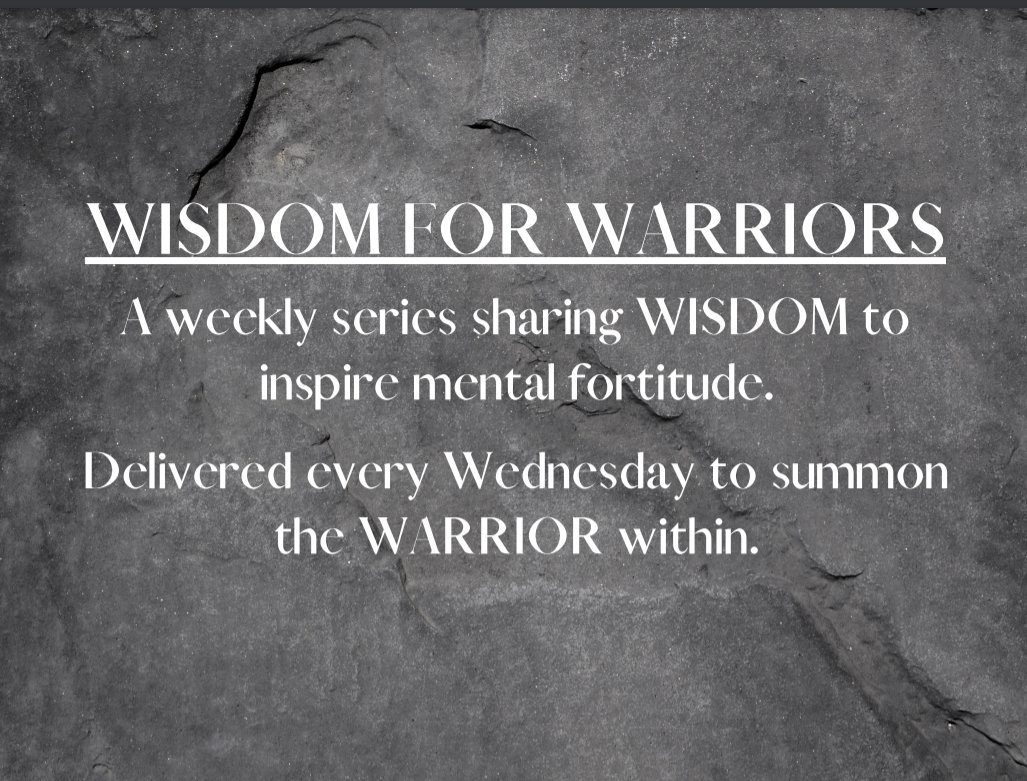 CoachBrick_'s tweet photo. Wisdom For Warriors 💪 Issue #97 - https://t.co/GwuBXzuLvT https://t.co/IiDyGAB78e