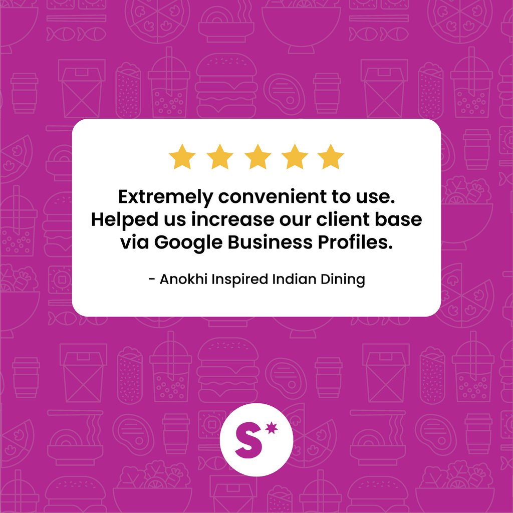 GoSnappyio's tweet photo. Thank you @anokhifinedining 😇

Ask us how we can help more people find your restaurant.

https://t.co/FnKlWlV1CQ

#RestaurantTech #GoogleOrdering #RestaurantIndustry https://t.co/gDnyMk2OdV