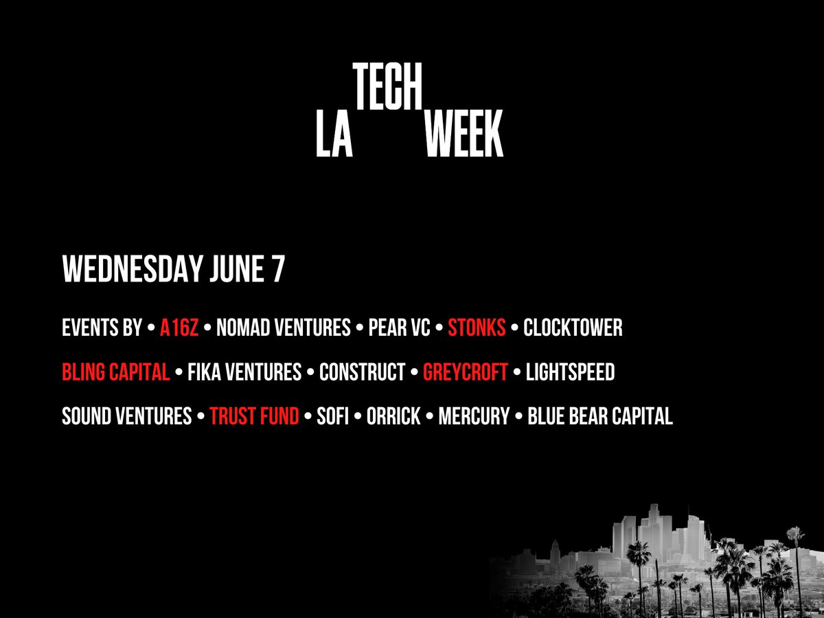 Katia ameri on twitter gm la today is day 3 of la tech week