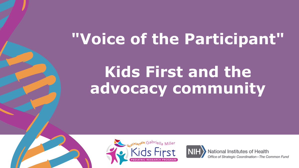 NIH_CommonFund's tweet photo. Join Gabriella Miller Kids First Pediatric Research advocate Ellyn Miller as she shares the “Voice of the Participant” and celebrates the program’s achievements during the June 7th National Advisory Child Health and Human Development Council: https://t.co/SOrOC2Aqrz https://t.co/mku6JVKqx3