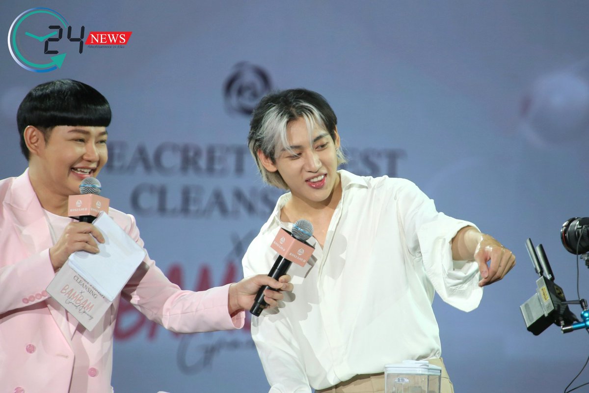 _24News_'s tweet photo. กระแสฮอตไม่หยุดกับแบมแบมในลุค Boyfriend สุดๆในงาน Seacert Forest Cleansing x BamBam Grand Opening https://t.co/AyWzQM4Mbd ผ่าน @Twentyfournew 

#CleansingBamBam #BamBam #SeacretForestCleansing #Rosegold https://t.co/gMeUED0wYo