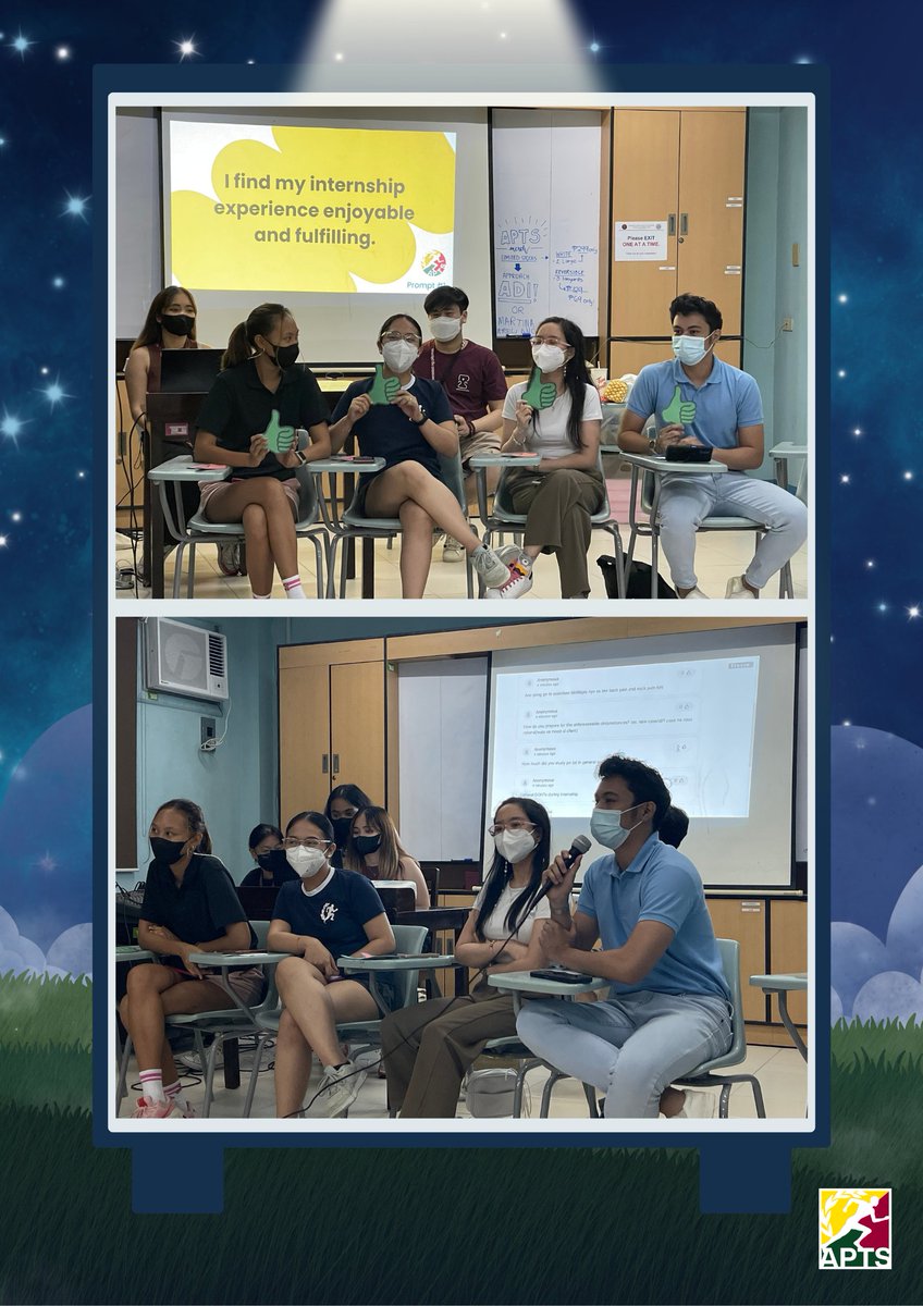 campAPTS's tweet photo. And that’s it! 🤩

Thank you to everyone who joined us in Your PT Intern: The Pivotal Shift! 💫

We hope you were able to get a glimpse of internship life that would help you when you reach this part of your PT journey. 🌻 https://t.co/8SX9EP0RtG