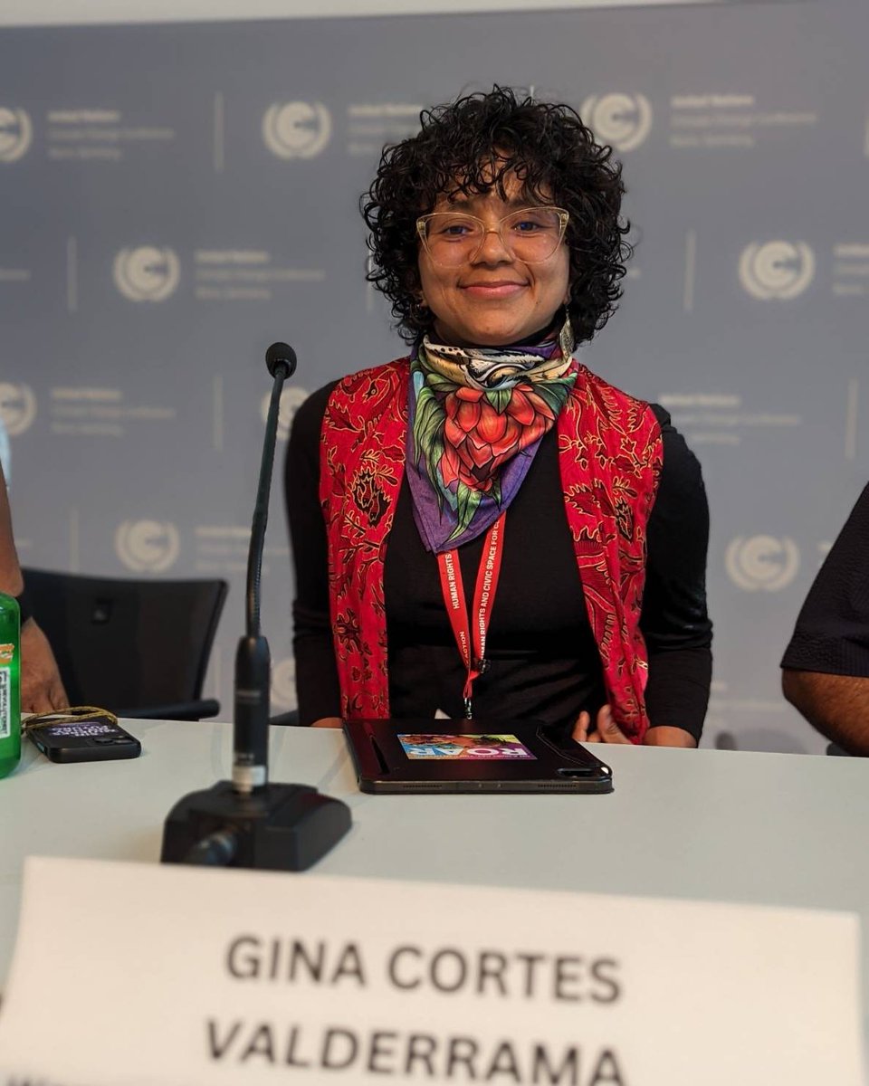 WGC_Climate's tweet image. 🚨 KICK BIG POLLUTERS OUT! 

As part of ongoing advocacy w/allied constituencies to address corporate capture&amp;amp;conflict of interest, we affirm the call 4 #People IN and #Polluters OUT!💪🏾

📖 @CortsGina intervention at the #KBPO briefing which followed a powerful action earlier. ⤵️