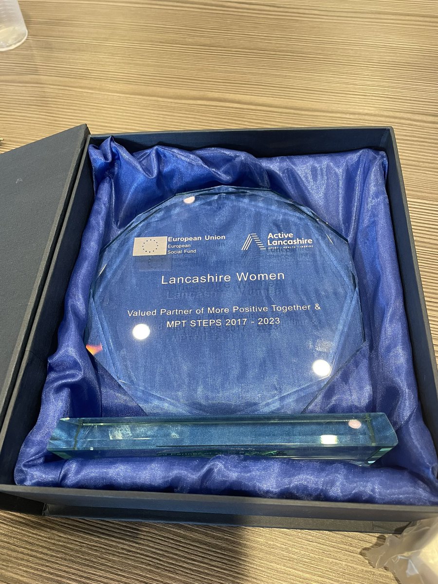 Lovely to attend #MPTSteps  event for <a href="/LancashireWomen/">Lancashire Women | Charity</a> and receive a thank you for all the hard work the team do to deliver employment support for the <a href="/ActiveLancs/">Active Lancashire</a> in #LANCASHIRE