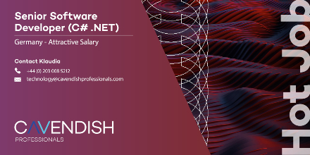 cavendishpros's tweet image. HOT JOB: There is now an opportunity for a #SeniorSoftwareDeveloper (C# .NET) to join our client's busy team based in #Germany. For more information, please contact Klaudia at +44 (0) 203 008 5212, or head online to bit.ly/3C7rmga to apply.