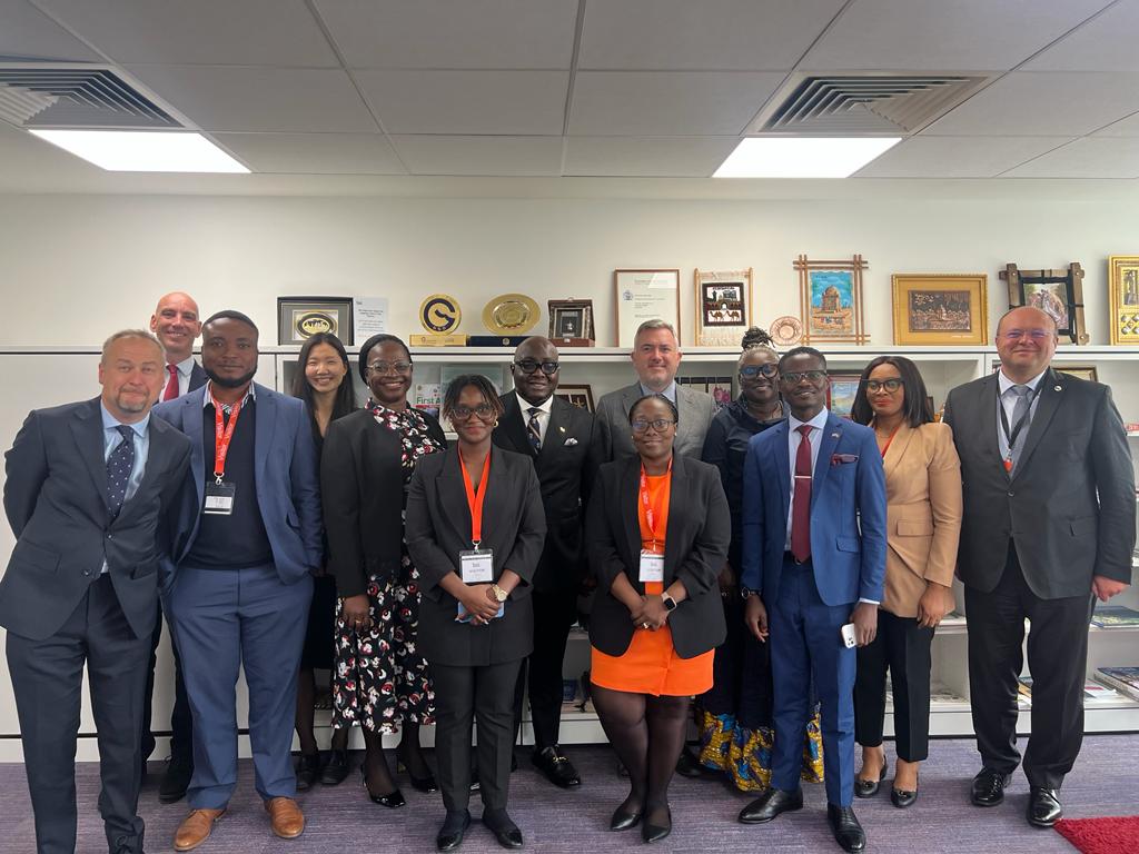 UKGCC_ACCRA's tweet photo. Business is great! #UKGCC has led a delegation to the British Standards Institution as part of our June trade mission to the UK. We participated in discussions on "UK Export and Import Standards" alongside partners @FCDOGovUK , @GhanaStandards 1/3 https://t.co/1Korl8zsJx