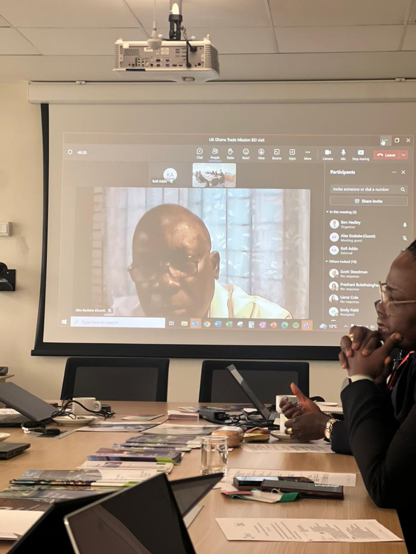 UKGCC_ACCRA's tweet photo. Business is great! #UKGCC has led a delegation to the British Standards Institution as part of our June trade mission to the UK. We participated in discussions on "UK Export and Import Standards" alongside partners @FCDOGovUK , @GhanaStandards 1/3 https://t.co/1Korl8zsJx