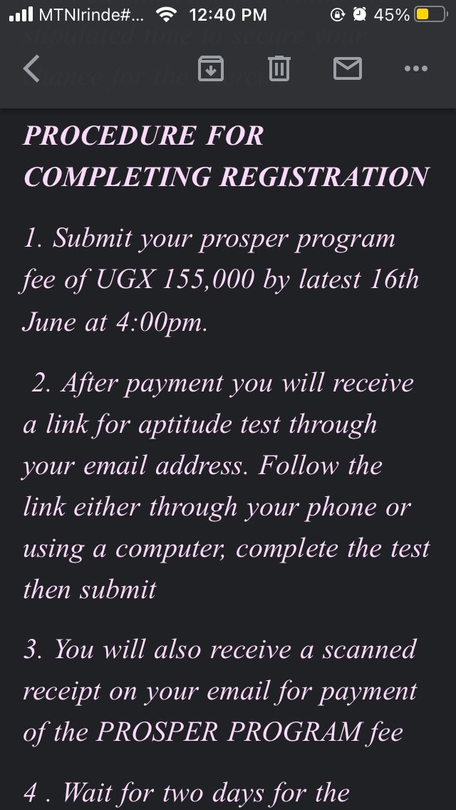 InGeNzI10's tweet photo. @UN @RIB_Rw 

What about this Money UGX 155,000 ?! Many Rwandan youth tried to apply for this but we need to be sure about paying this money. 

Thank you 🙏🏼 https://t.co/dK9QEg0I1u