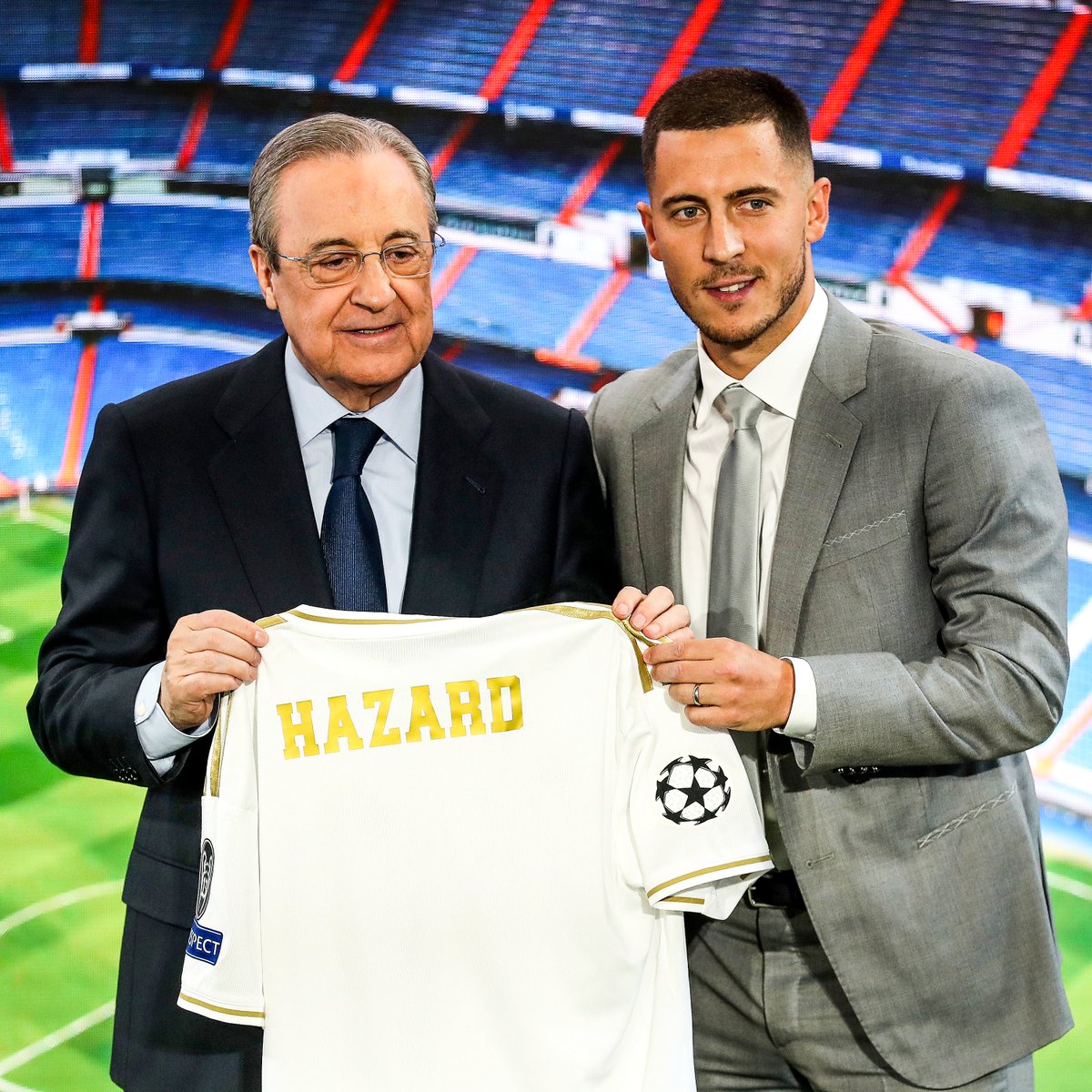 brfootball's tweet photo. Four years ago today, Real Madrid paid over $120M to sign Eden Hazard from Chelsea.

The forward officially left the club last week after 76 appearances, 7 goals and 12 assists. https://t.co/KCgzwnDV73