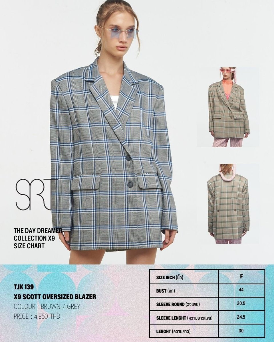 bya28's tweet photo. [Outfit] Pannipa "The Day Dreamer"
- Scott Oversized Blazer ฿4,950
https://t.co/EXvmCsc4dc
---
#KaeLastIdol #LastIdolThailand 
#SRTX9 #THESRT #WEARTOWORK https://t.co/3Bvy6NGKzx