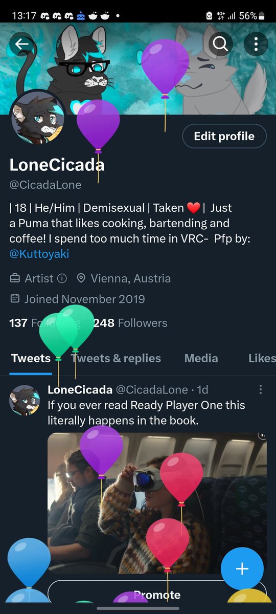 CicadaLone's tweet photo. Blooons! https://t.co/ZIcKhG6aFf