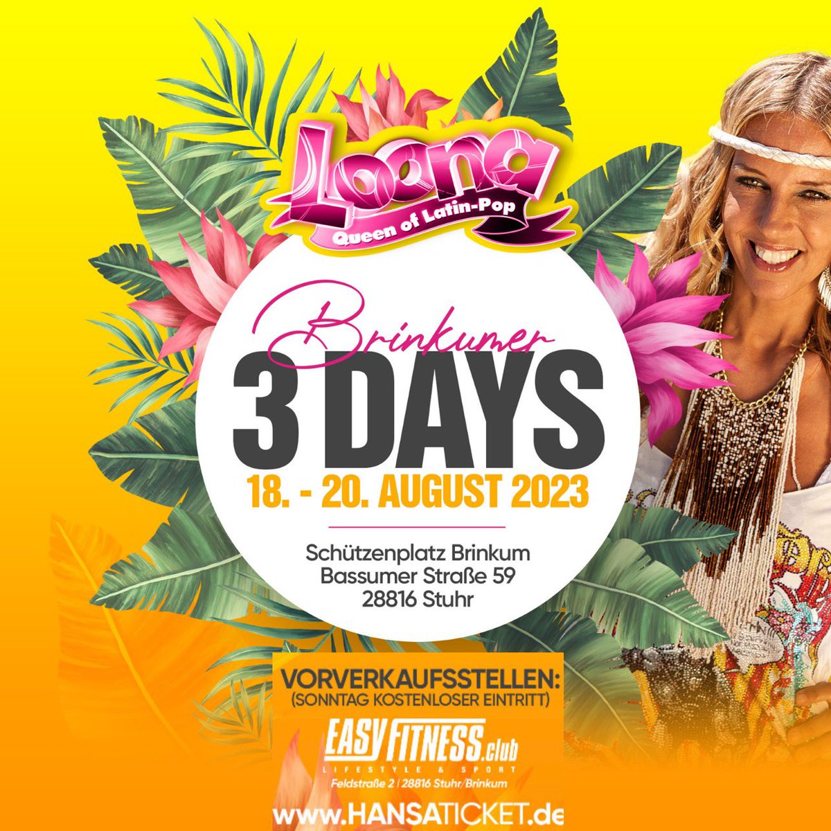 Kickersforhelp's tweet image. 72 Tage noch….🎉🎉🎉🙌🏽🍾

Sichert euch eure Tickets bei 
hansaticket.de oder bei EasyFitness in Brinkum 

#BRINKUMER3DAYS