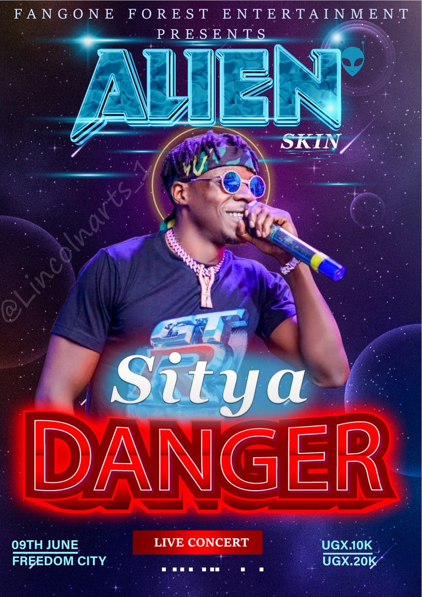 LincArts 🦁 on Twitter: "My poster design for Alien skin's concert 🔥🔥 ...