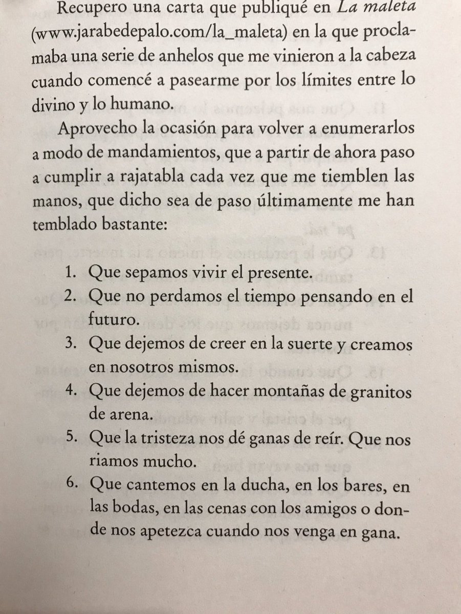 UpdateNotesX's tweet photo. Antes de Morir, Pau Donés nos dejó escritos sus 20 mandamientos para poder ser feliz.

📚  Su libro titulado: "50 palos... y sigo soñando". https://t.co/5NDElND0Xk