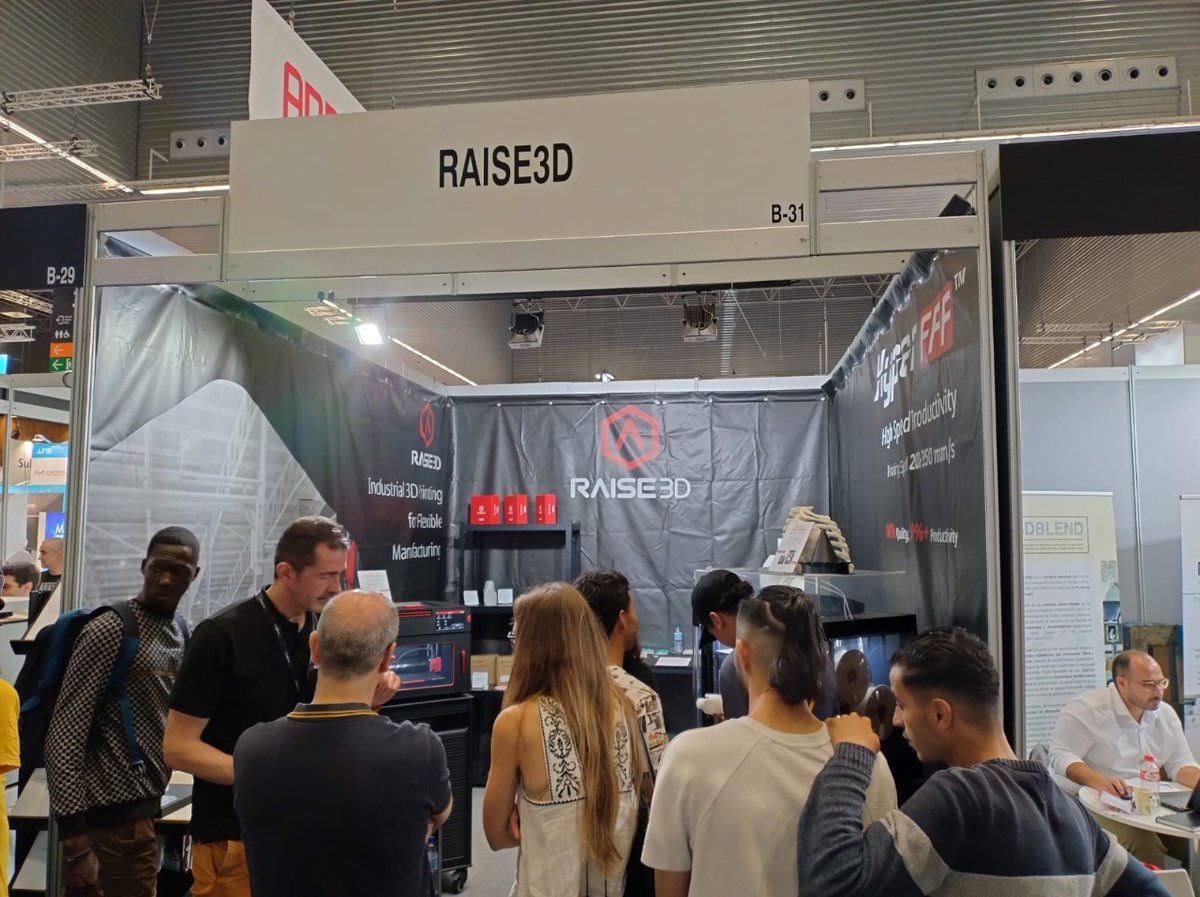 Solidperfil3d's tweet image. ✅ ¡Visítanos en el stand B31 y descubre de primera mano la calidad de impresión de Raise3D!
#addit3d #FDM #Hyperspeed #solidperfil3d #tradeshow #raise3d