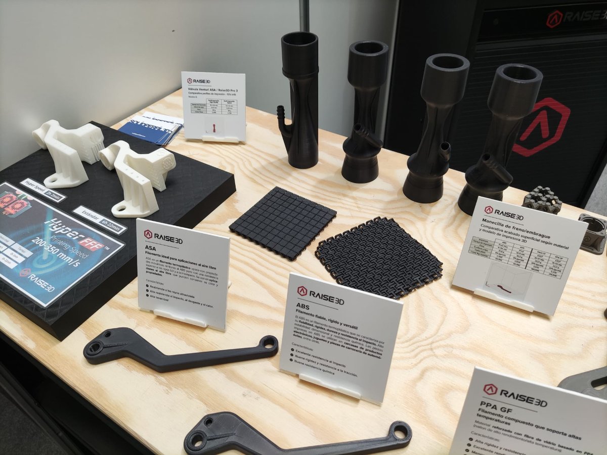 Solidperfil3d's tweet image. ✅ ¡Visítanos en el stand B31 y descubre de primera mano la calidad de impresión de Raise3D!
#addit3d #FDM #Hyperspeed #solidperfil3d #tradeshow #raise3d