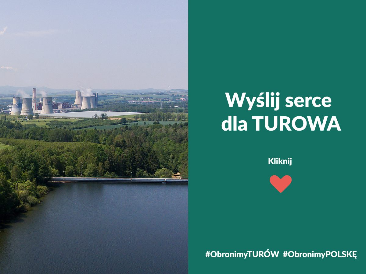 Grupa_PGE's tweet photo. Pokażmy, że mieszkańcy Bogatyni, pracownicy kopalni i elektrowni #Turów nie są sami. Przekażmy im nasze wsparcie. Kliknijmy w ❤.
#ObronimyTurów #ObronimyPOLSKĘ