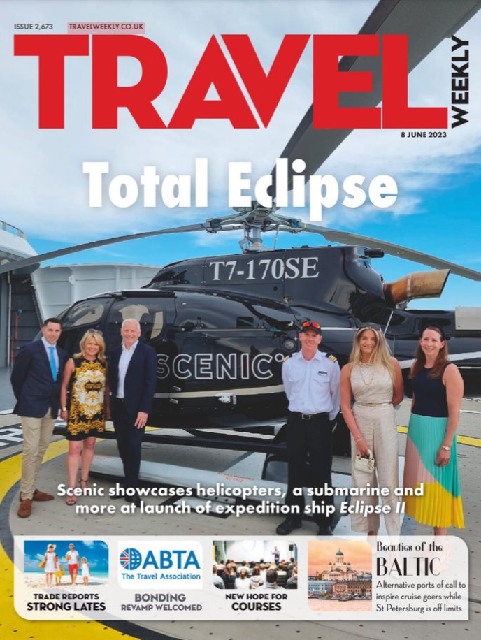 Rob_Murray92's tweet photo. Hey look, my picture made the front cover! Had a great weekend at the christening of Scenic Eclipse II in Malaga. Thanks for having me, @ScenicLuxury https://t.co/Kteu0IlCZd