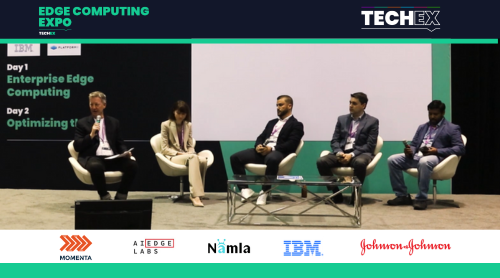 Watch the on-demand panel discussion from last month's event: 'Accelerating Transformation with Edge Computing' with IBM, Johnson & Johnson, Scalarr, and Namla. Watch on-demand here via the TechHub & Content Library: gateway.eu.on24.com/wcc/eh/8000036… #edgecomputing #digitaltransformation