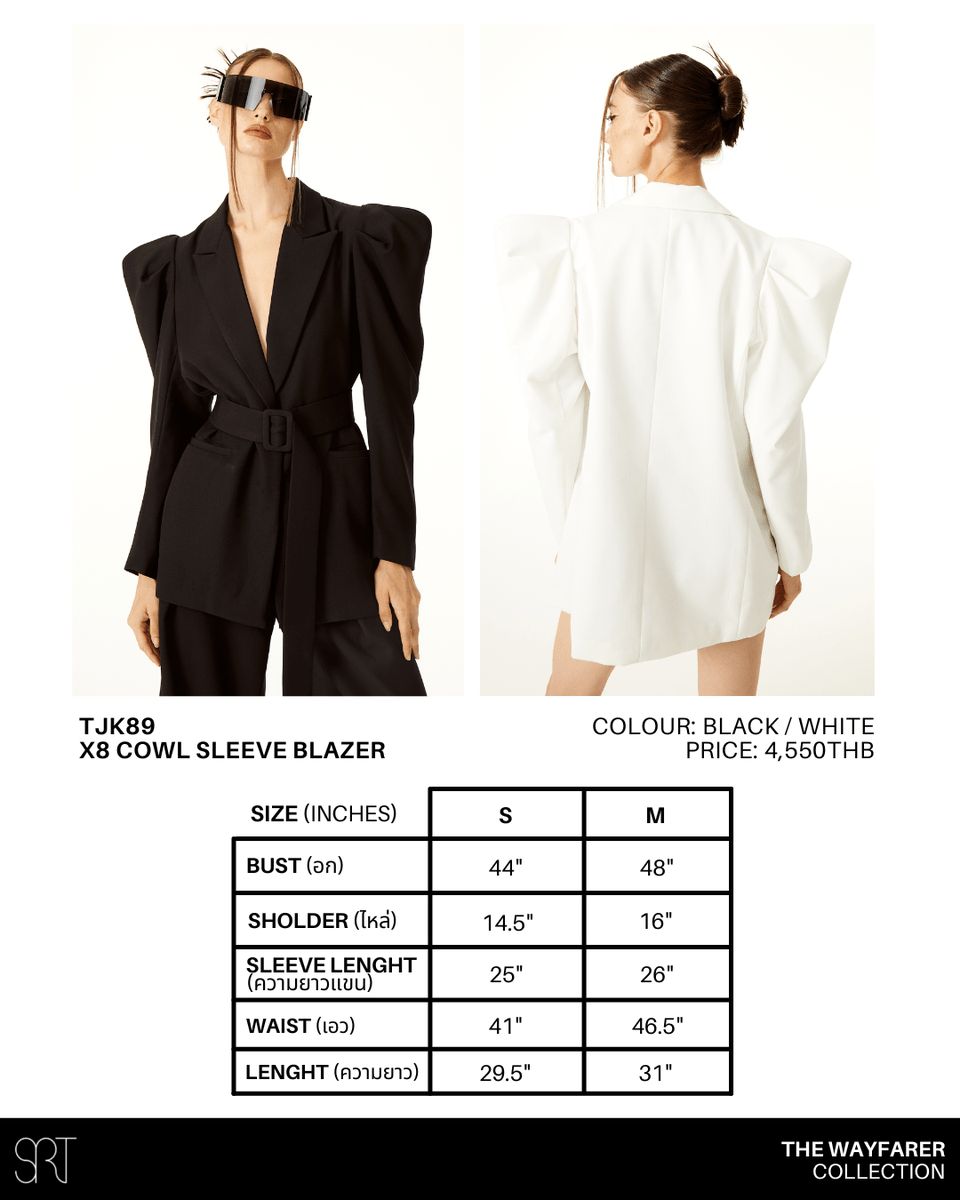 bya28's tweet photo. [Outfit] Punnasa The Wayfarer
- Cowl Sleeve Blazer ฿4,550
https://t.co/1YkkUfnnf6
---
#SeamoonLastIdol #LastIdolThailand
#THESRT #theSRTX8 #SRTtheWayfarer https://t.co/qUfs9RmNsd