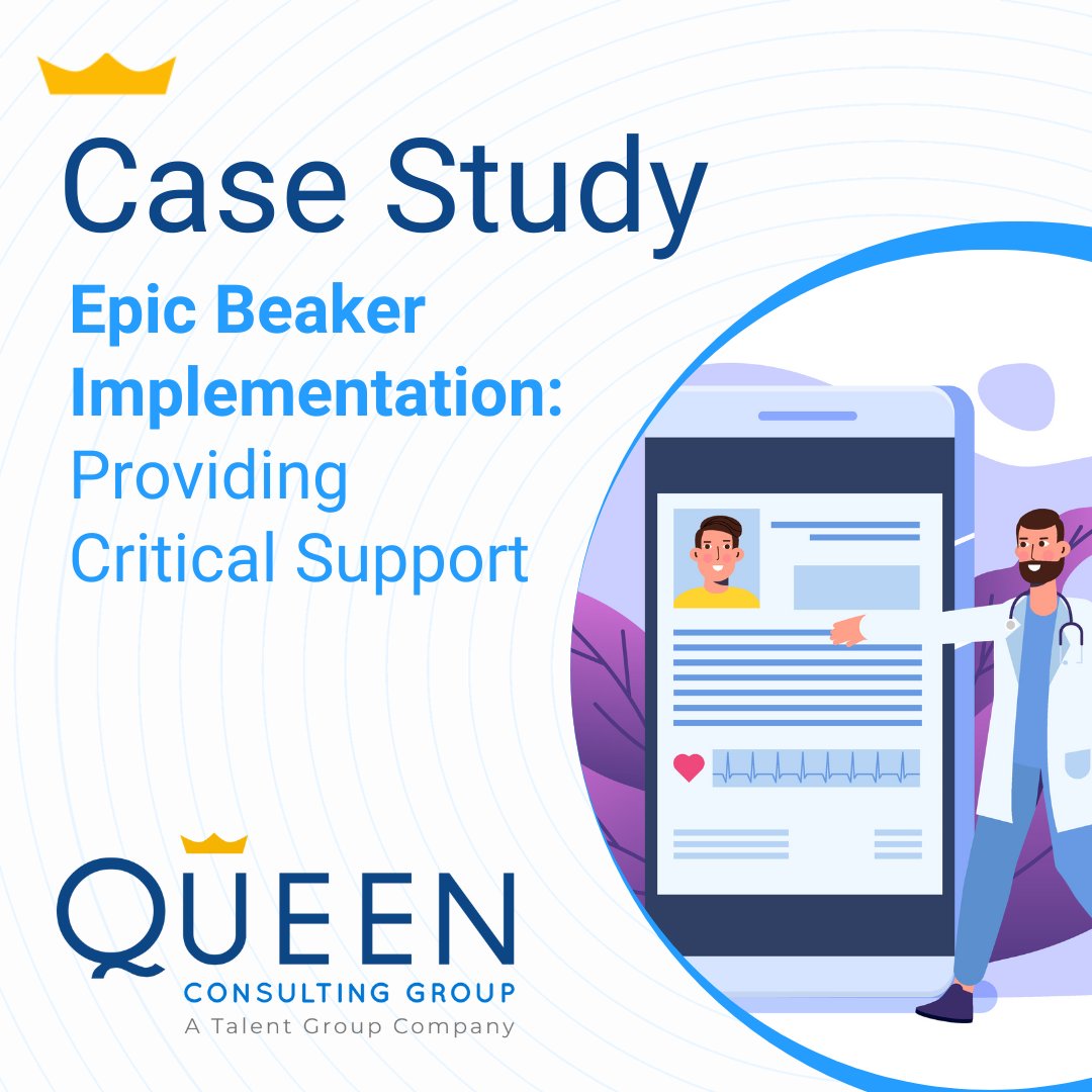 QueenConsulting's tweet photo. Looking for a reliable IT staffing partner to assist with your Epic implementation? Check out Queen Consulting Group's latest case study! Our expert System Analyst provided critical support to a large multispecialty academic medical center, completing… https://t.co/xOLwNG6YI7 https://t.co/F01Ftzqyir