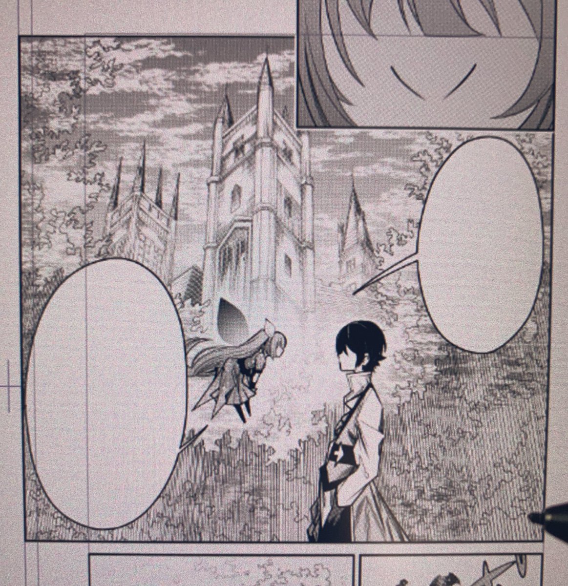 本日の作画終ー了ー!!  今日漫画関係で良いお知らせもらったんだ!!(私ごとなんだけど💦) 今月中に情報出せるから言わせてくれっ!!✨