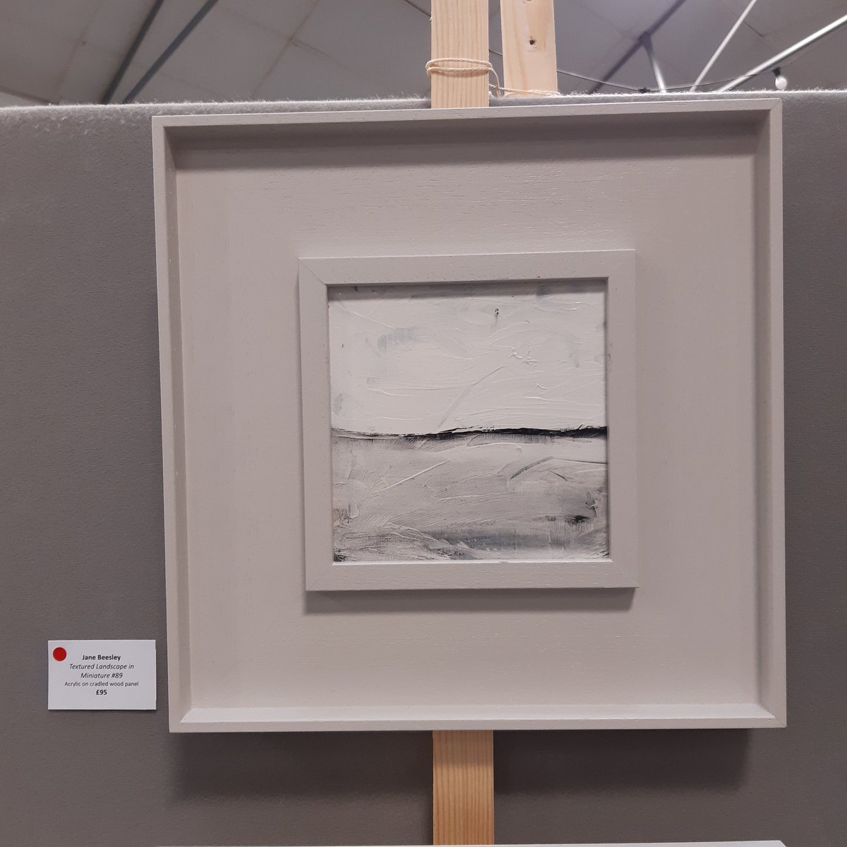 Red dot delight! Sometimes a favourite does sell (artist's joke). 3 still available #bellevueartsfestival artists exhibition at The Barnabas Centre, Coleham Shrewsbury.  Exhibition on till 4pm Saturday 10th