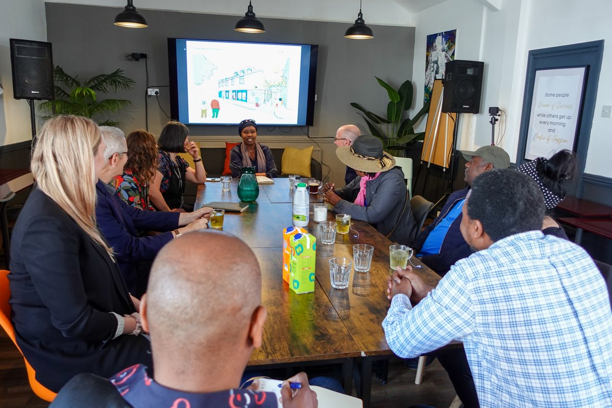 BlackSWNet's tweet photo. Today we are delighted to welcome artists Elias Sime &amp; Meskerem Assegued, as well as the @Arnolfinarts team to the Coach House for a further discussion around an upcoming exhibition as part of the #UnMuseum Programme! @JirdeSado @rob0mitch https://t.co/nD2WUgkUw1
