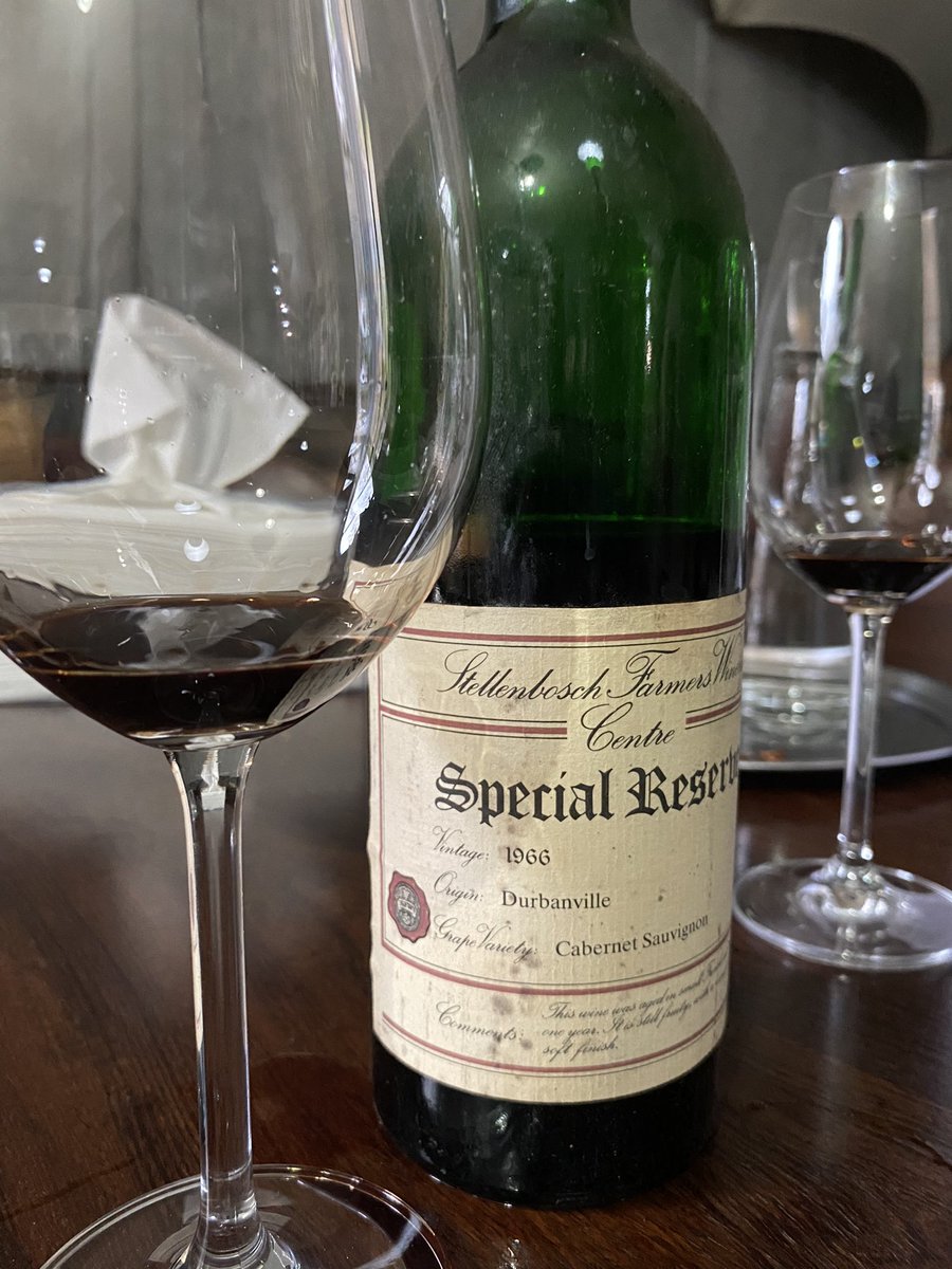 A privelege to taste, SFW Special Release Cabernet 1966. We will recork a couple of bottles in July. <a href="/joaquimsa/">Joaquim Sá</a>  @amorim_za <a href="/Vinoteque_sa/">Vinotèque</a>