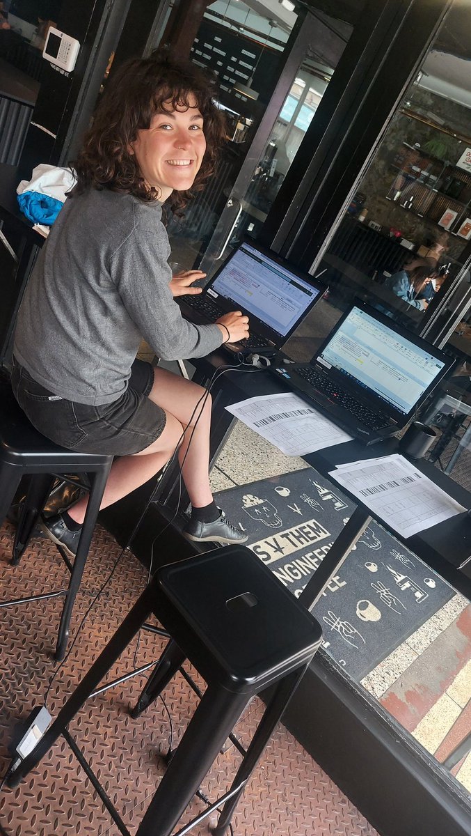 @PEEK_project_ Summer hol food planning with <a href="/peek_harriet/">Harriet Jenkins</a>!

It's always a head scratcher, spreadsheets galore! But we've got our eyes on the prize - cooking lots of tasty grub &amp; zooming around Glasgow in Peekachew to see everyone's smiley faces 😀 
<a href="/GlasgowCC/">Glasgow City Council</a> 
<a href="/MealsandMoreUK/">Meals & More</a>