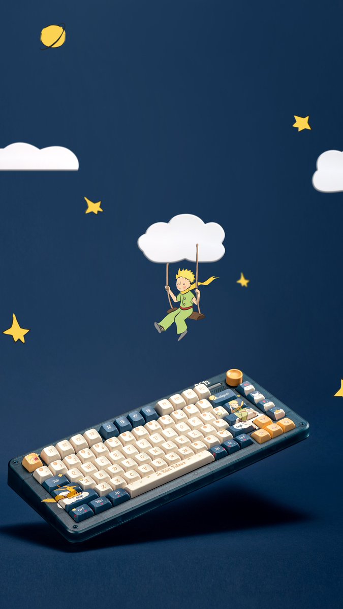 iQunix's tweet image. [IC] IQUNIX x Le Petit Prince Themed Mechanical Keyboard

👑All grown-ups were once children... but only few of them remember it.

Let us know how interested you are: forms.gle/UxLcwTRkoaiNkN…

#IQUNIX #IQUNIXdesign #littleprince #keycaps