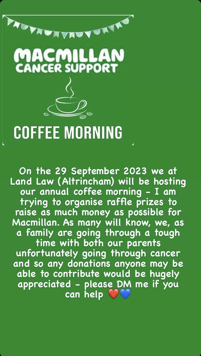 If anyone can donate any raffle prizes - however big or small, would really appreciate it 💪