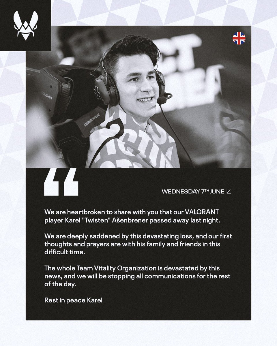 Today it was announced that Twisten had passed away. 

I’m so devastated, holy shit. 

RIP💛🖤