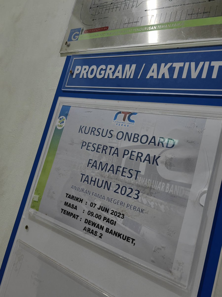 Taklimat Perak FAMAfest 2023
7Jun2023 di <a href="/PerakRtc/">Rtc Perak</a> 
Seramai 120 org peserta terlibat. Tahniah kepada yg berjaya 🏆
22-26Jun 2023
#famafest