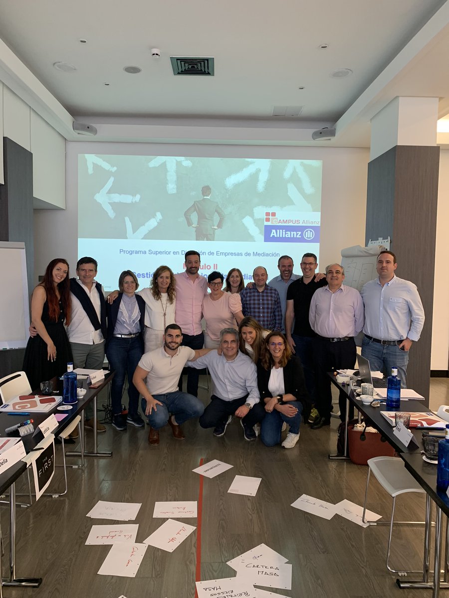 Ayer finalizó en Madrid la nueva edición del programa superior en Dirección de Empresas de #Mediación del #CampusAllianz.

Una de las ventajas de llevar a cabo un programa formativo durante tantos años, es que permite a los formadores aprender mucho de un sector y de la empresa.