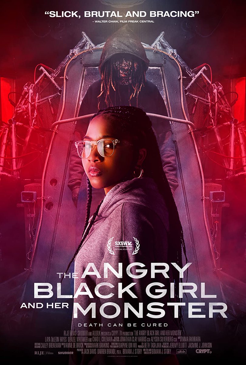 CinemaBandwagon's tweet photo. Looking through the upcoming @alamowinchester line-up this weekend, I was EXCITED to see the new @RLJEfilms release, THE ANGRY BLACK GIRL AND HER MONSTER!  Frankenstein fans, this one is amazing!

Use those fingers and snag a ticket (right @ehmkay!) 

Tix: https://t.co/QPAR80LMhr https://t.co/6AqzpJJycl