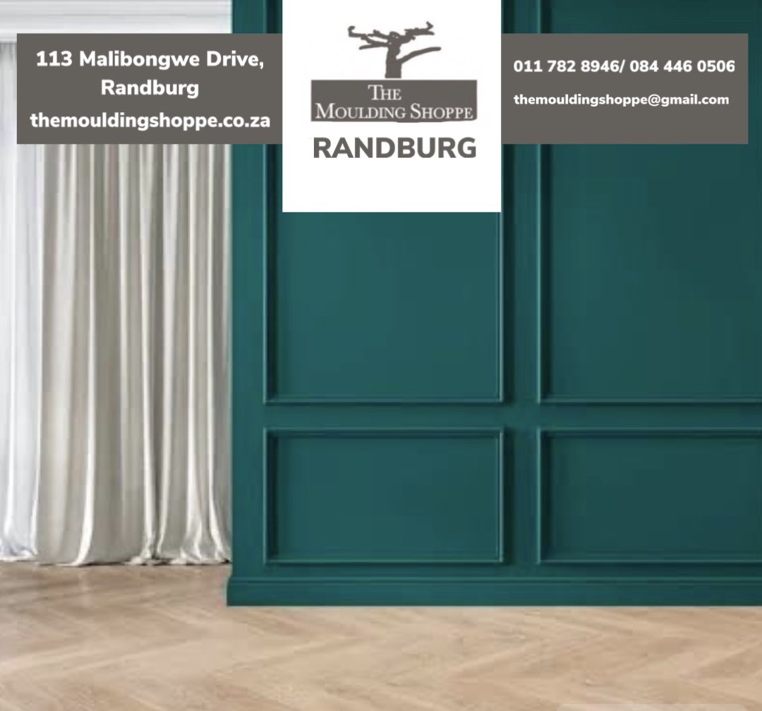 MouldingShoppe_'s tweet photo. #TheMouldingShoppe #HomeDecor #HomeImprovement #SupportLocal In 20 years we have opened shops in Randburg, Northriding, Woodmead, Edenvale and Honeydew. Contact Us Or Visit Any Of Our 4 branches for more information. https://t.co/Er0P0NFkQa #ServiceQualityCustomerCare https://t.co/gIkWAvNH72