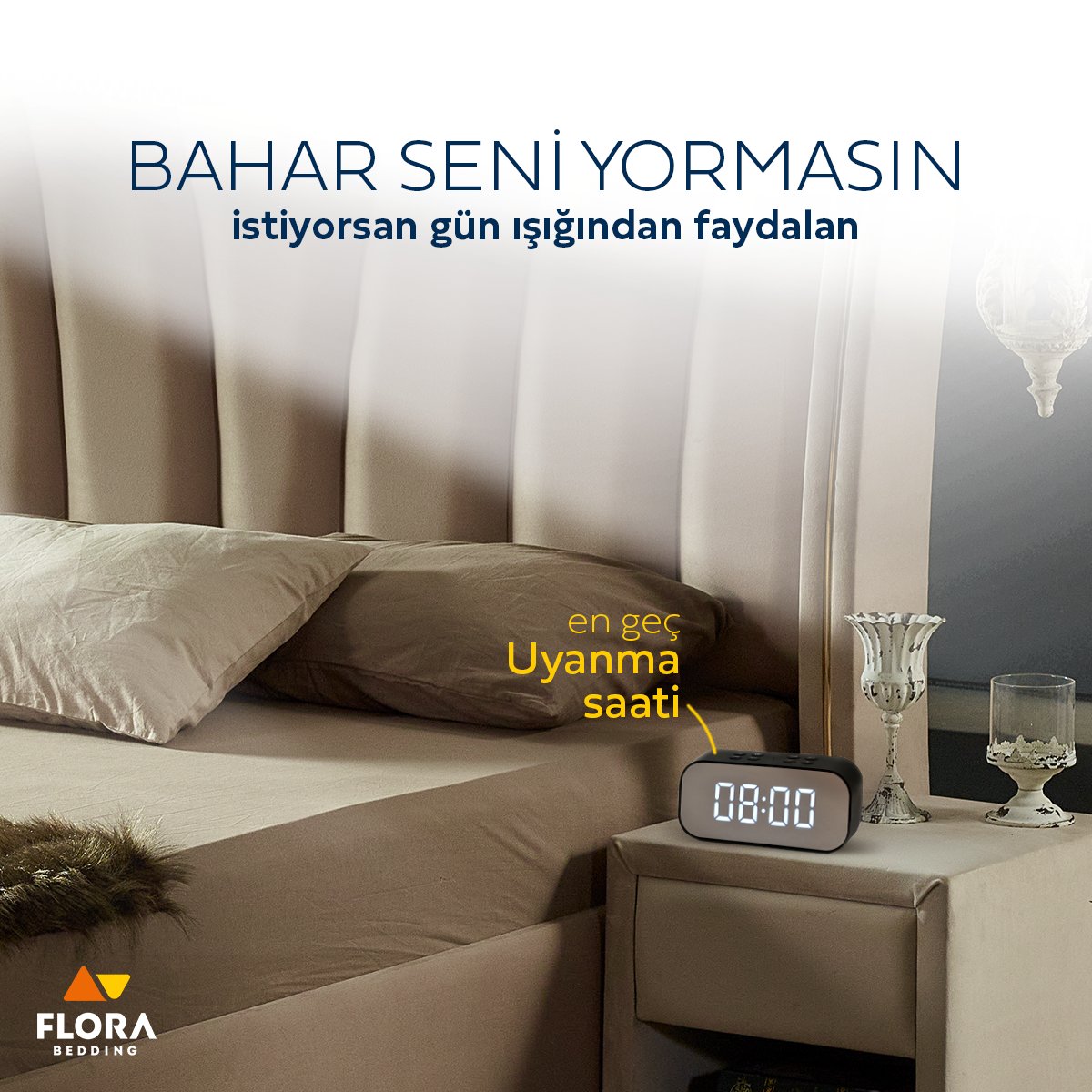 Yılın en uzun günü yaklaşırken bazı uyku alışkanlıklarımız da değişir.

Dengeli ve rahat bir uyku için Flora Bedding yataklarını tercih edebilirsiniz.